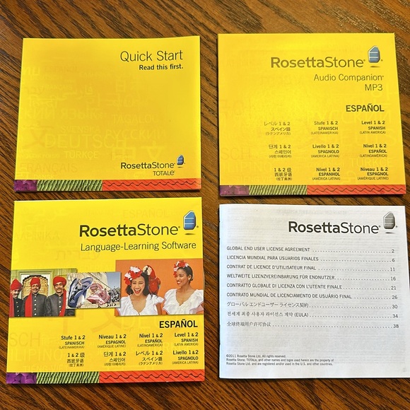 Rosetta Stone Spanish Level 1 & 2 - Picture 5 of 7